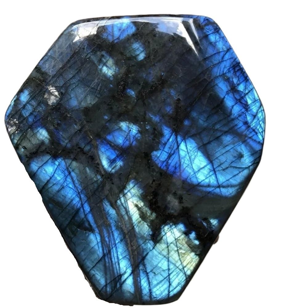 YLQUXEUV 1pc 300-500g Labradorite Blue Labradorite Freeform