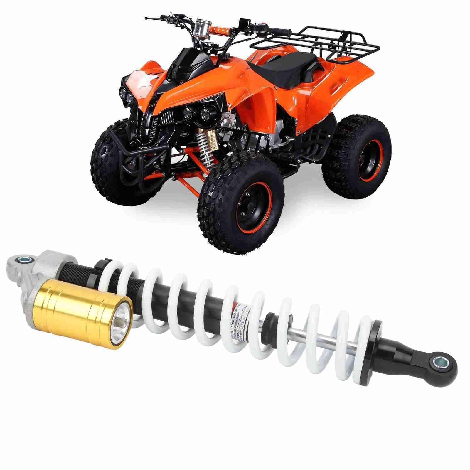 Ammortizzatore a molla di sospensione – Distanza dei fori da 430 mm Smorzamento regolabile per 150cc 200cc 250cc PIT Dirt Quad ATV Trail Dune – Lega di alluminio CNC durevole