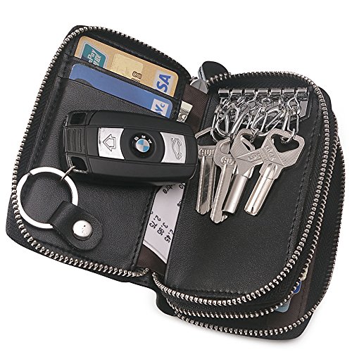 Baonika Astuccio per chiavi unisex, in vera pelle