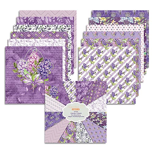 Papier scrapbooking violet de 30,5 cm pour réussir vos albums et projets créatifs
