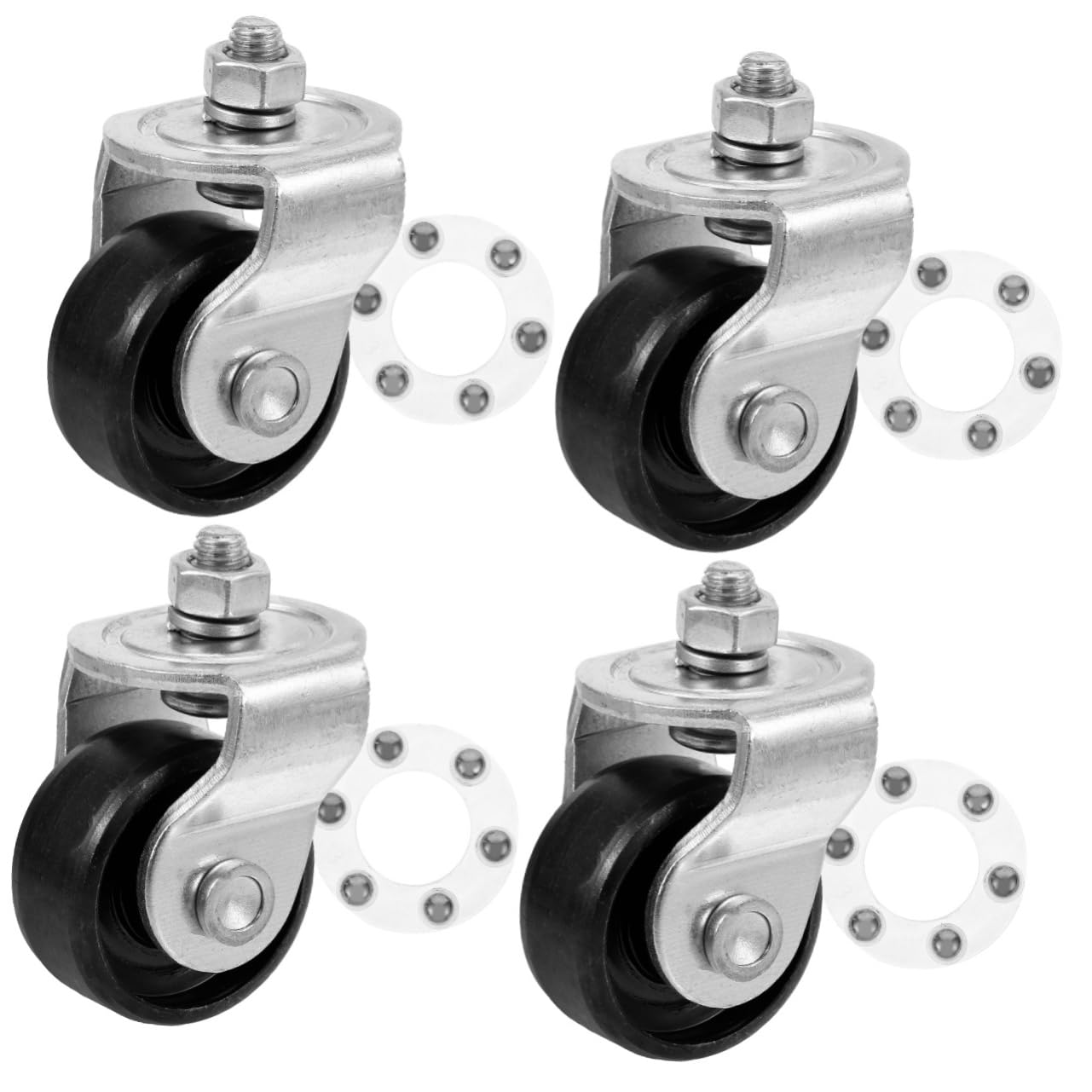 Hemobllo 4pezzi Ruota Per Cricchetto Idraulico Da Tonnellate Sostituzione Facile Per Martinetti Da Garage Accessorio Per Sollevatori Con Design Pratico e Manutenzione Semplificata