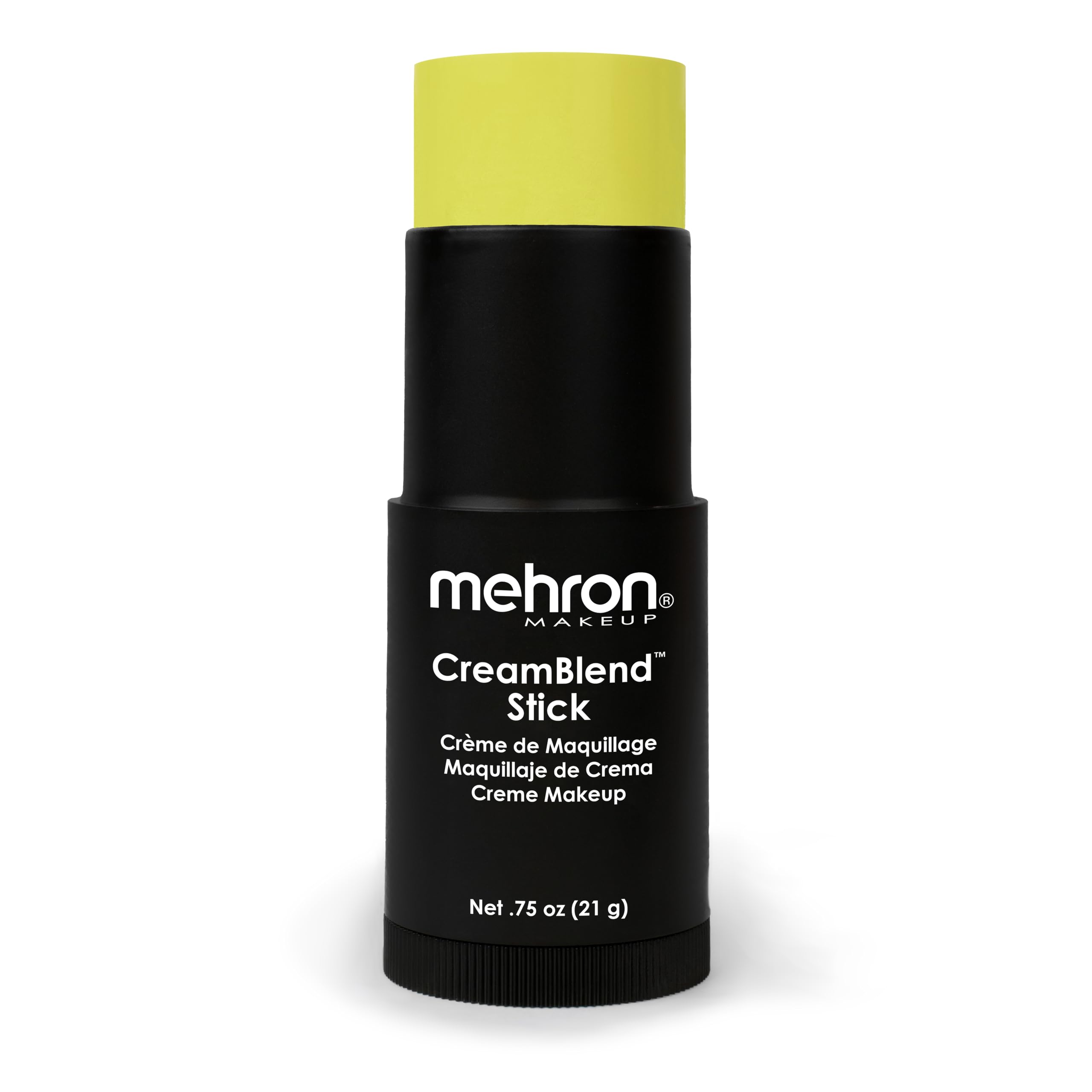 Mehron Makeup CreamBlend Stick | Face Paint, Body Paint, & Foundation Cream Makeup | Perfect for Halloween .75 oz (21 g) (Ogre Green)