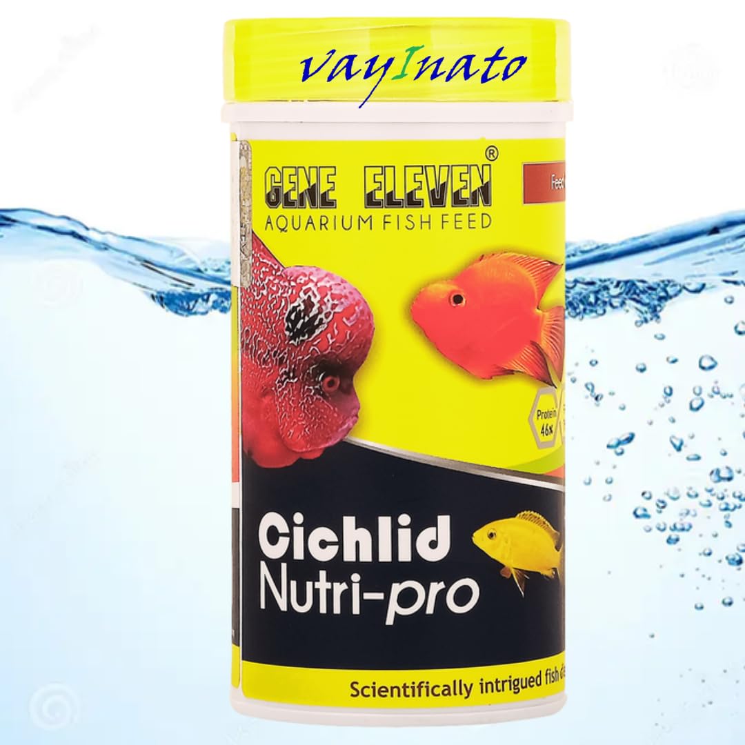See full amazon price history chart for VAYINATO All Life Stages Pellet Aquatic Remedies Gene Eleven Cichild Nutri Pro, 100G|Scientifically Intrigued Fish Diet Nutrition For Cichlids Including Flowerhorn Fish VAYINATO All Life Stages Pellet Aquatic Remedies Gene Eleven Cichild Nutri Pro, 100G|Scientifically Intrigued Fish Diet Nutrition For Cichlids Including Flowerhorn Fish (B0BGNXSWF3) Amazon Price History, Amazon Price Tracker