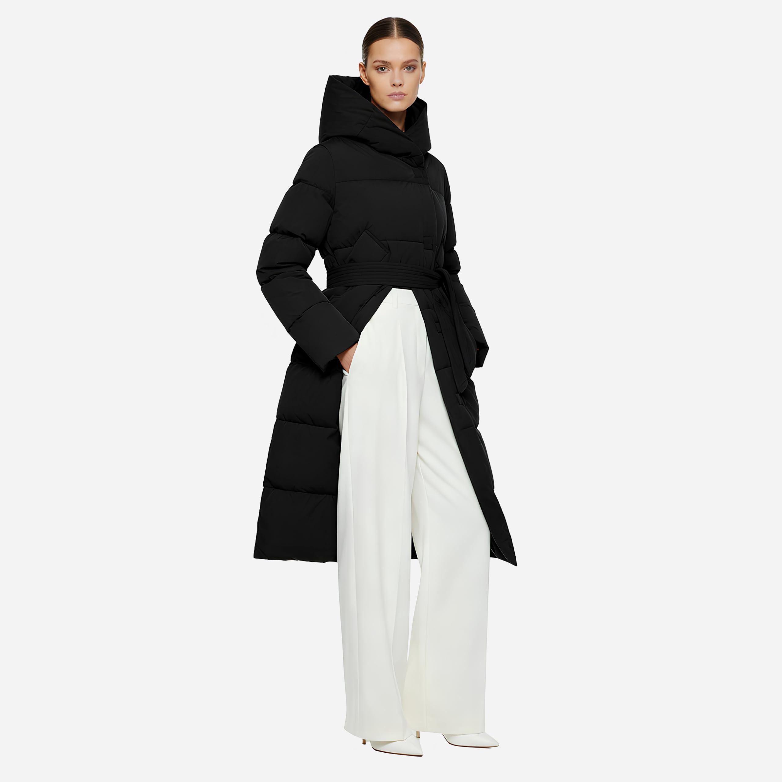 Cappotto donna ARTIKA Elyse Coat N728 piumino lungo inverno cappuccio giubbotto