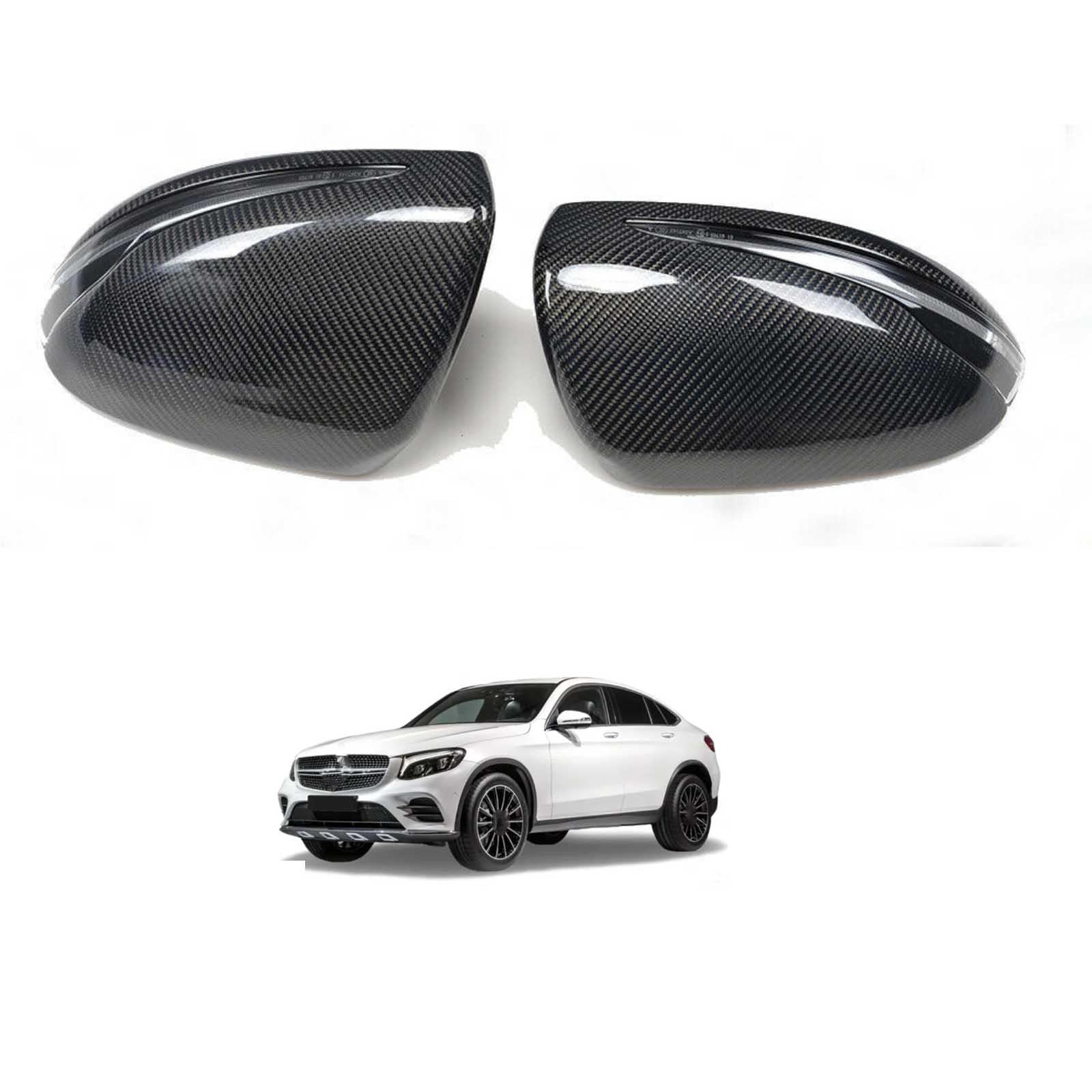 Coque de rétroviseur pour Mercedes GLC W253 2016-2020 côté gauche ou droit en plastique ABS