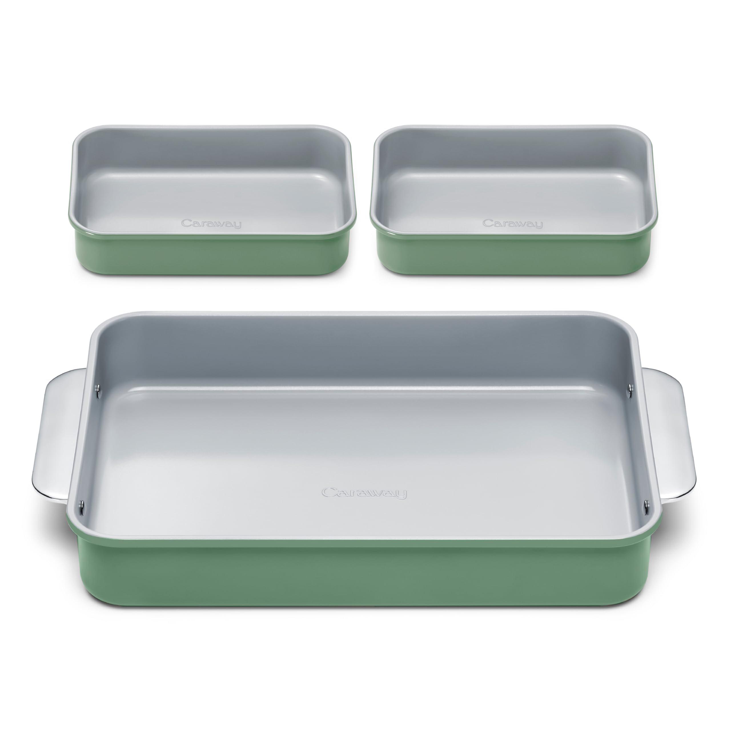 Caraway Non-Stick Rectangle Baking Pan Set