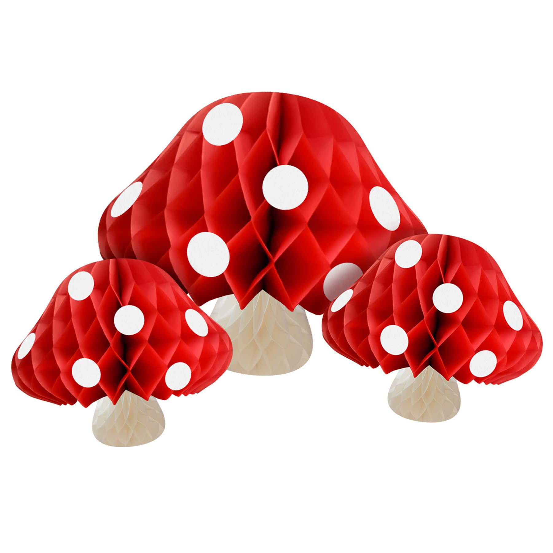 Alice in Wonderland Party Decorations, 3D Cute Mushroom Decor