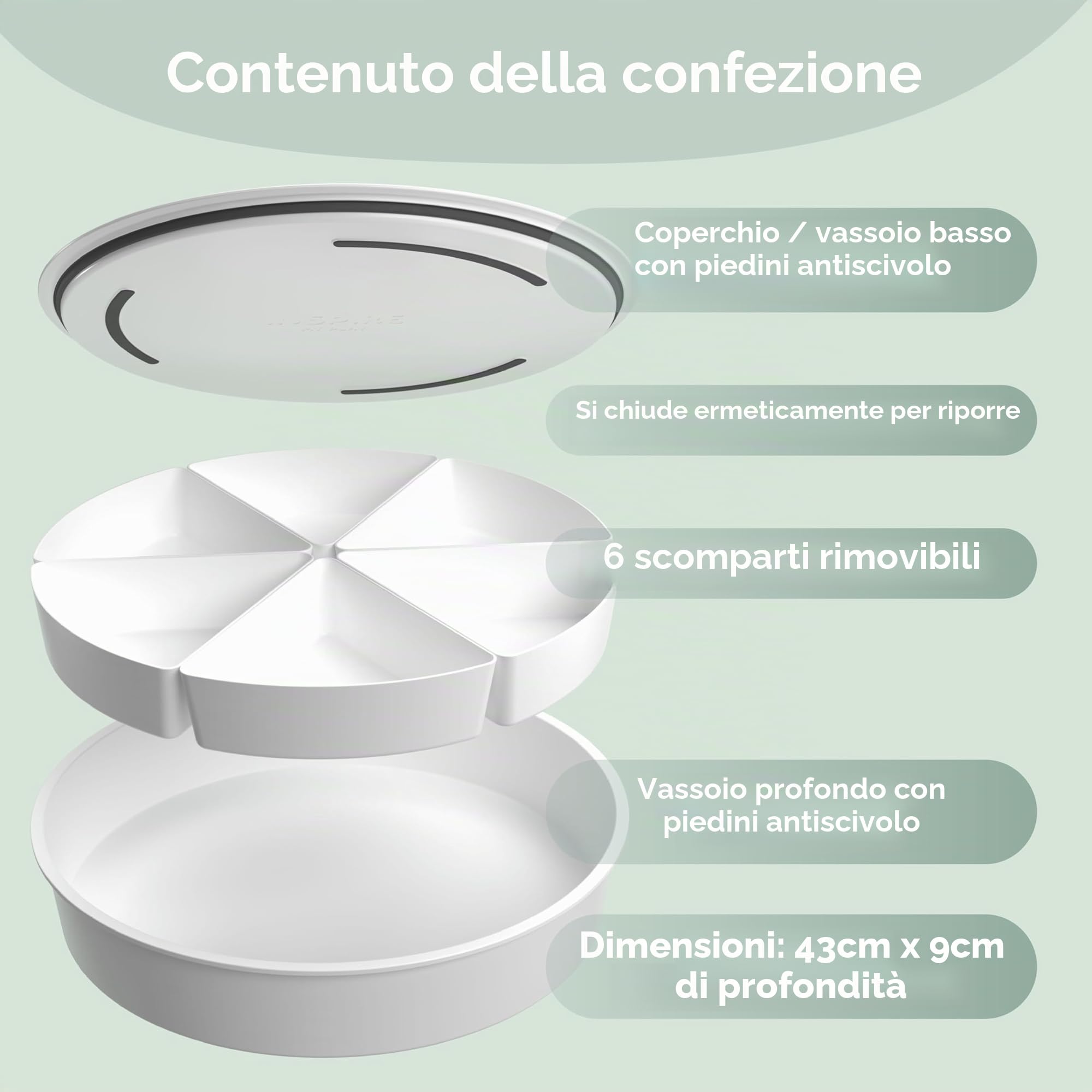Vassoio da gioco Inspire My Play, con coperchio, per bambino, vassoi sensoriali e giocattoli sensoriali per lo sviluppo dei bambini disabili, ideali per giochi con acqua e sabbia