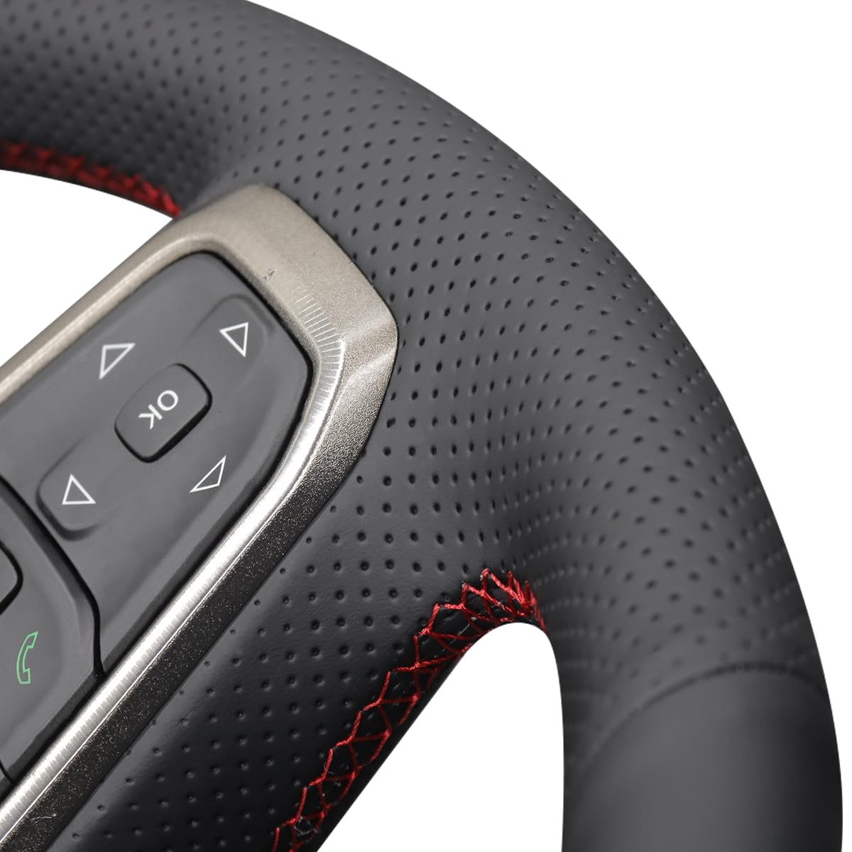 MEWANT Steering Wheel Cover for RAM 1500 Steering Wheel Wrap for Dodge RAM 1500 2019-2023