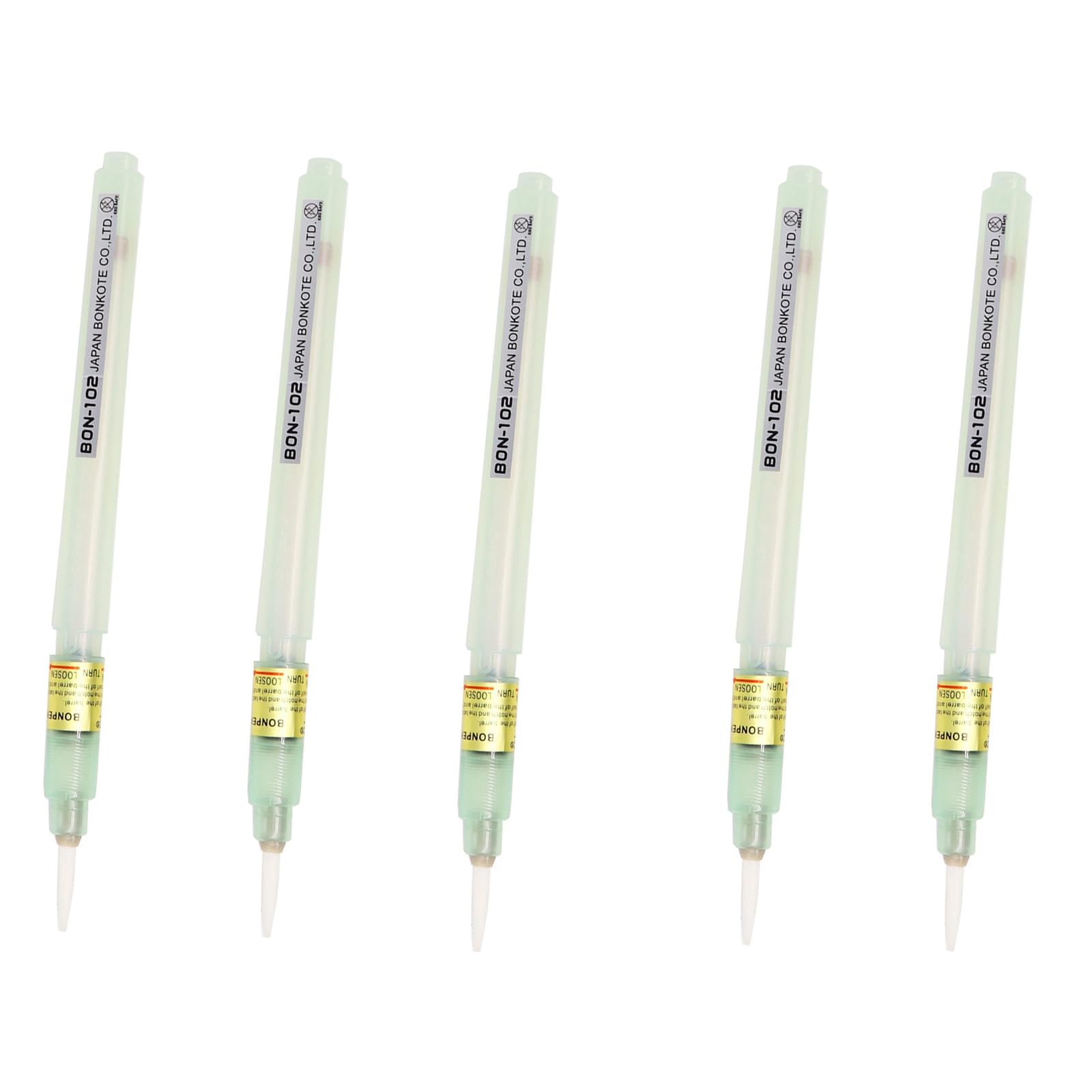 KRYSGO 6PCS BON-102 Solder Paste Flux Pen with Soft Brush Tip for PCB Board Soldering Tools, BED558