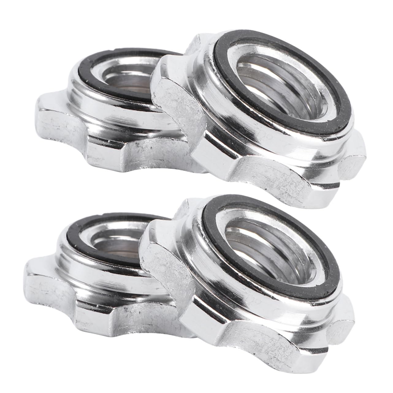 BESPORTBLE Anti-Slip Nuts for Barbell and Dumbbell Collar Light and Compact 2.5cm Commercial Gym Use