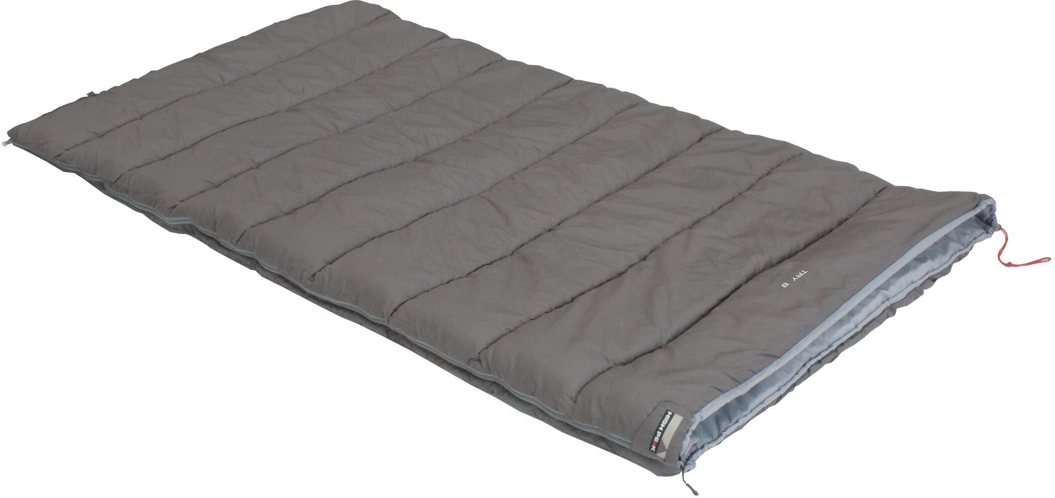 High Peak Tay 8 Saco de Dormir, Unisex Adulto, Gris,