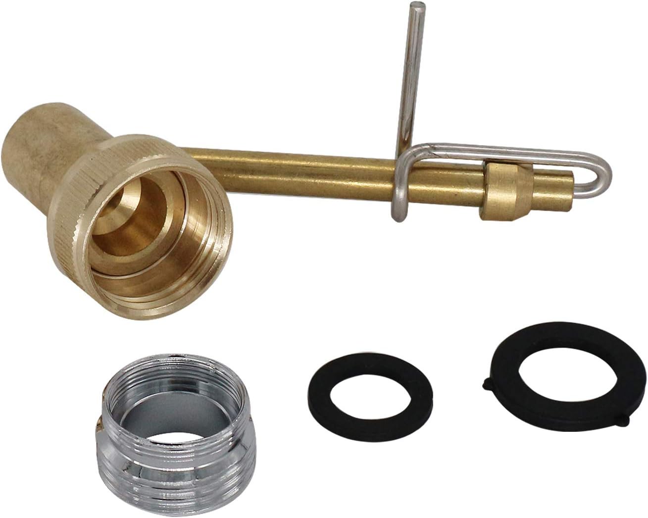 New Brass Carboy & Bottle Washer with US Faucet Adapter, Home Brew Water Jet Beer Making