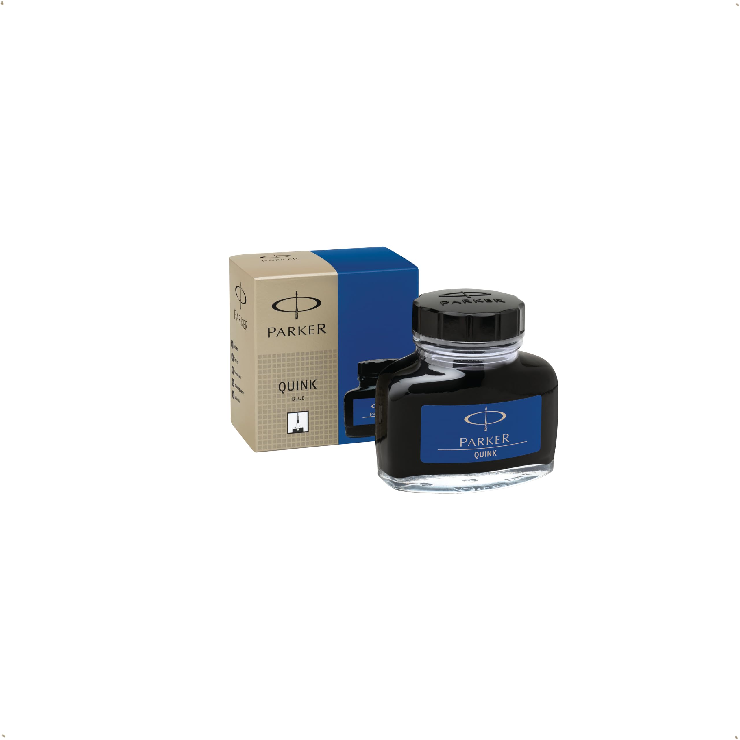 Parker Quink Bottled Ink Permanent Blue 57ml Bottle S0037470