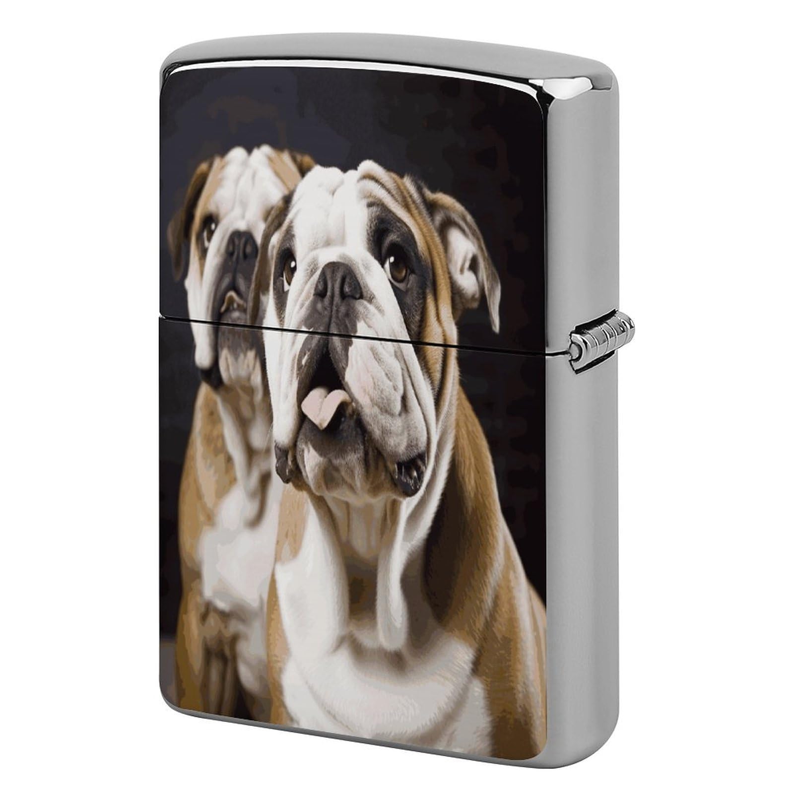 Fekiloot Style Funny English Dog Lighter Case Cover Lighter Holder