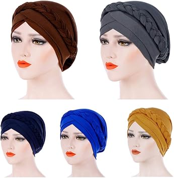 Unisex Headband ハットラップスカーフワンウォームソリッドインディアケモムスリムキャップテールビーニーウィメンズベースボールキャップ Coffee, One Size