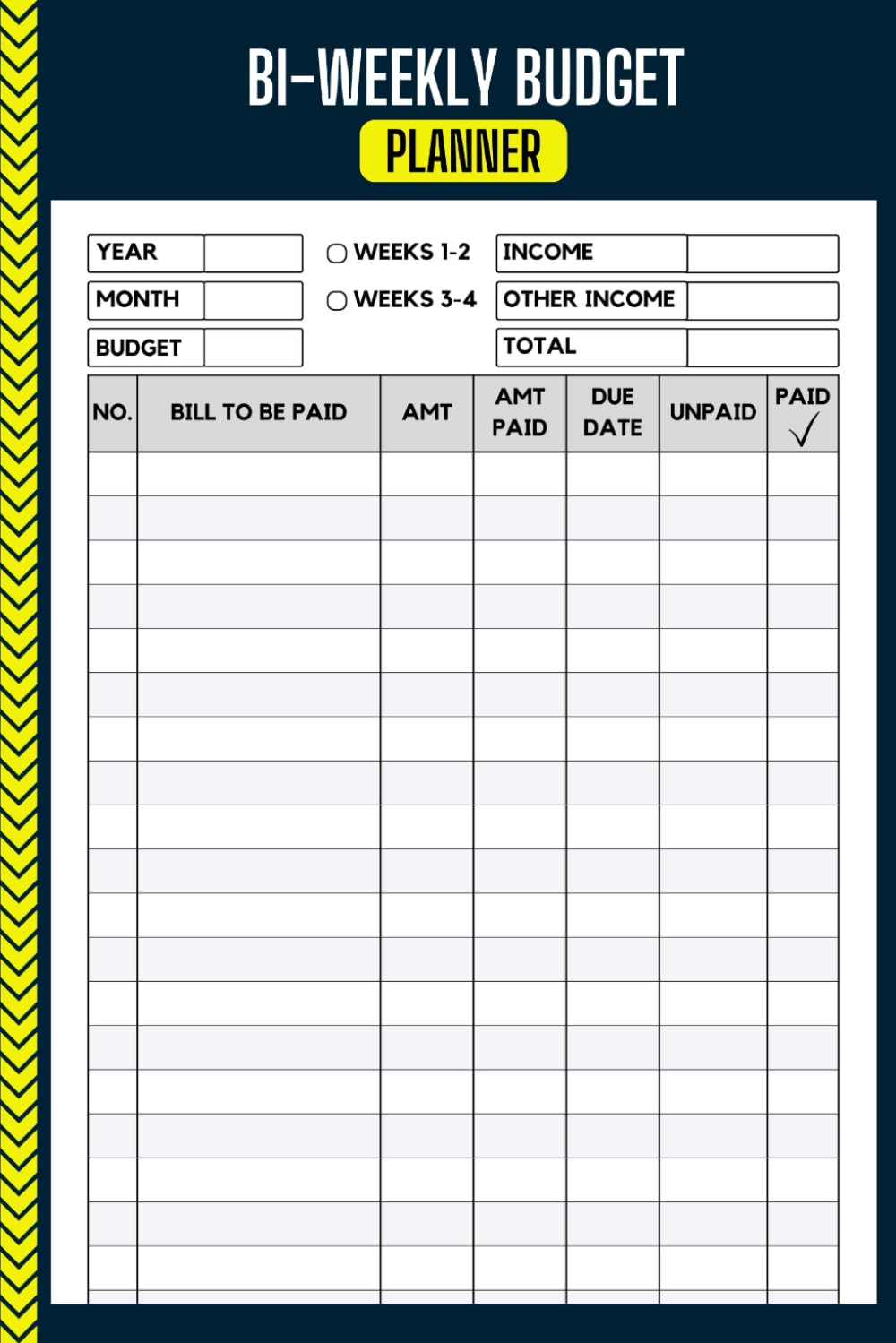 Bi-Weekly Budget Planner: A Bill Organizer to Manage Your Income and Expenses Effectively: Ricoons, Zeeria: Amazon.com: Books bi-weekly-budget-planner-a-bill-organizer-to-manage-your-income-and-expenses-effectively-ricoons-zeeria-amazon-com-books