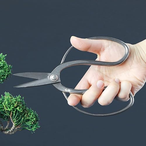 Miniatura 3 de Wazakura Yasugi - Tijeras tradicionales para bonsái de acero inoxidable fabricadas en Japón, 7 pulgadas (7.087 in), tijeras de podar para árboles