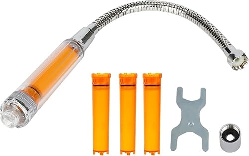 VCF-50V Filtro de ducha en línea ultra compacto de vitamina C también conocido como SUF-50V