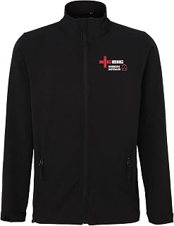 NICEIC Domestic Installer Soft Shell Jacket With Embroidered Logo on Left Side and or right side (S, Charcoal)