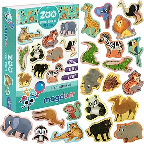 MAGDUM Imanes nevera niños Animales Zoo Cover