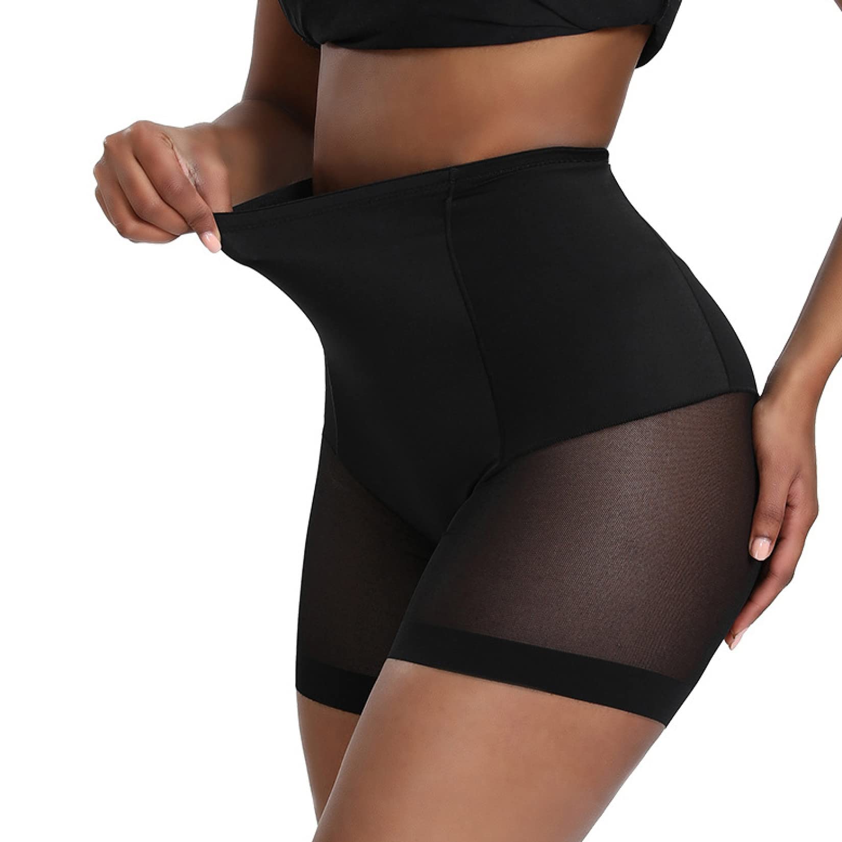 Entrenador de Cintura Alta para Mujer, Ropa Moldeadora Costura de Malla, Bragas con Control de Barriga, Moldeador de Cuerpo, Ropa Interior Adelgazante