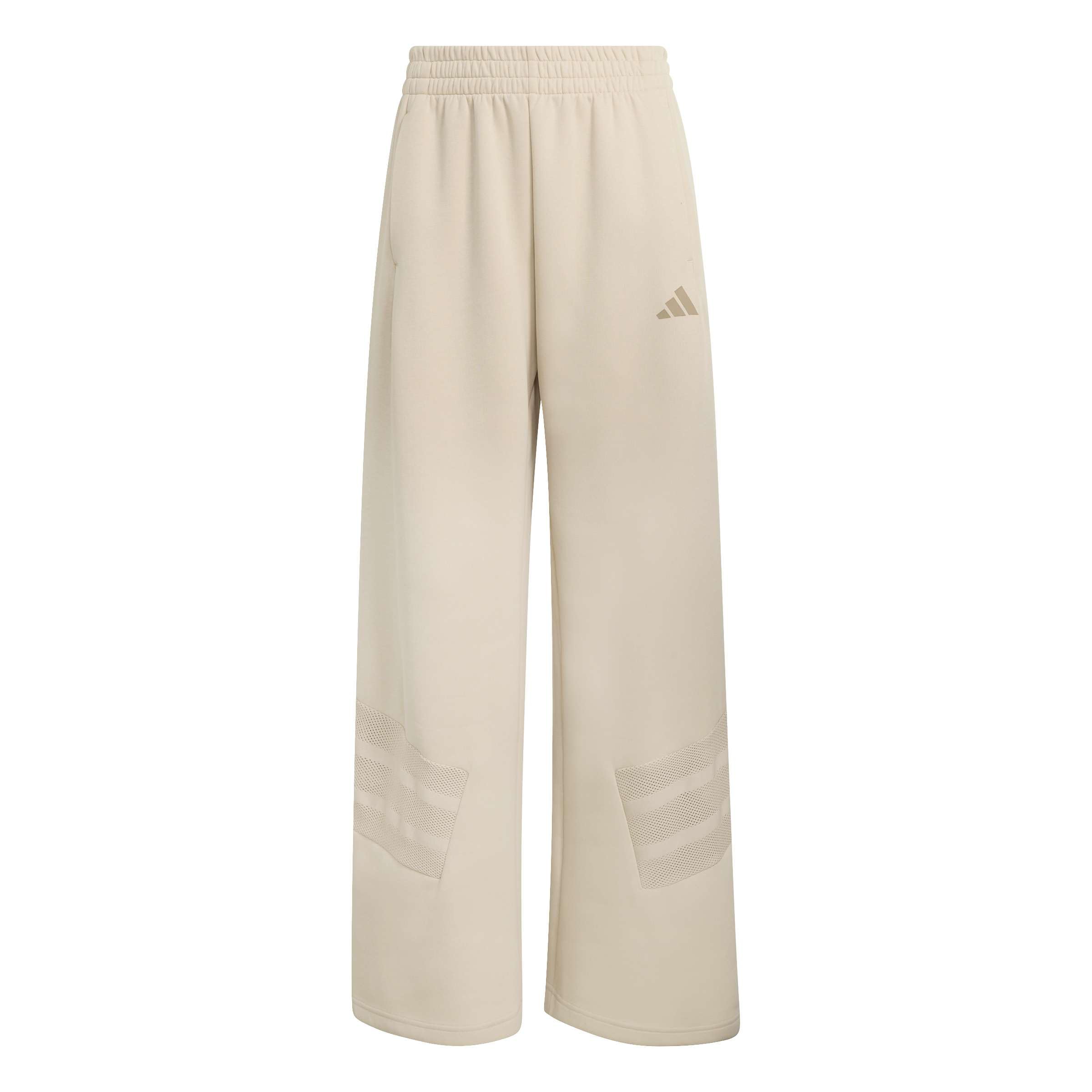 adidas Women's Future Icons Three Stripes Open Hem Pant, Crystal Linen, S