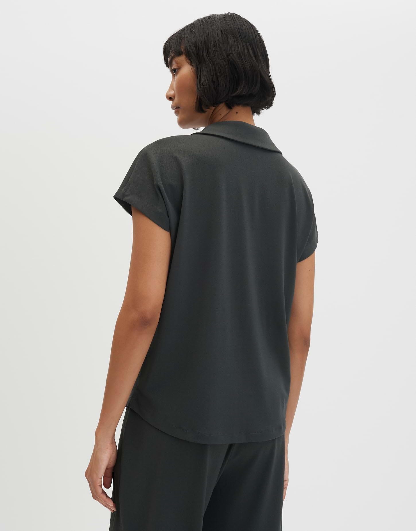 someday Damen Kurzarmshirt | Shirt aus knitterarmen Jersey Regular Fit