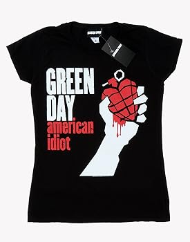 Amazon.com: Green Day Women's American Idiot T-Shirt