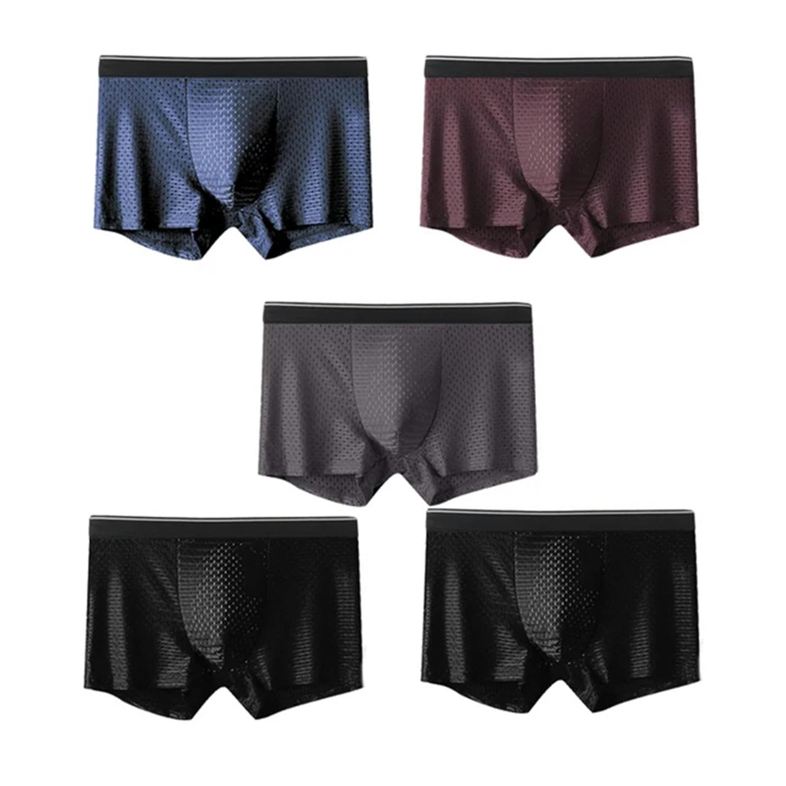 MdybF Bielizna męska Majtki Męskie Undrewear Bokserki Męskie Bokserki Męskie Majtki Rozmiar Meshsize L-5XL