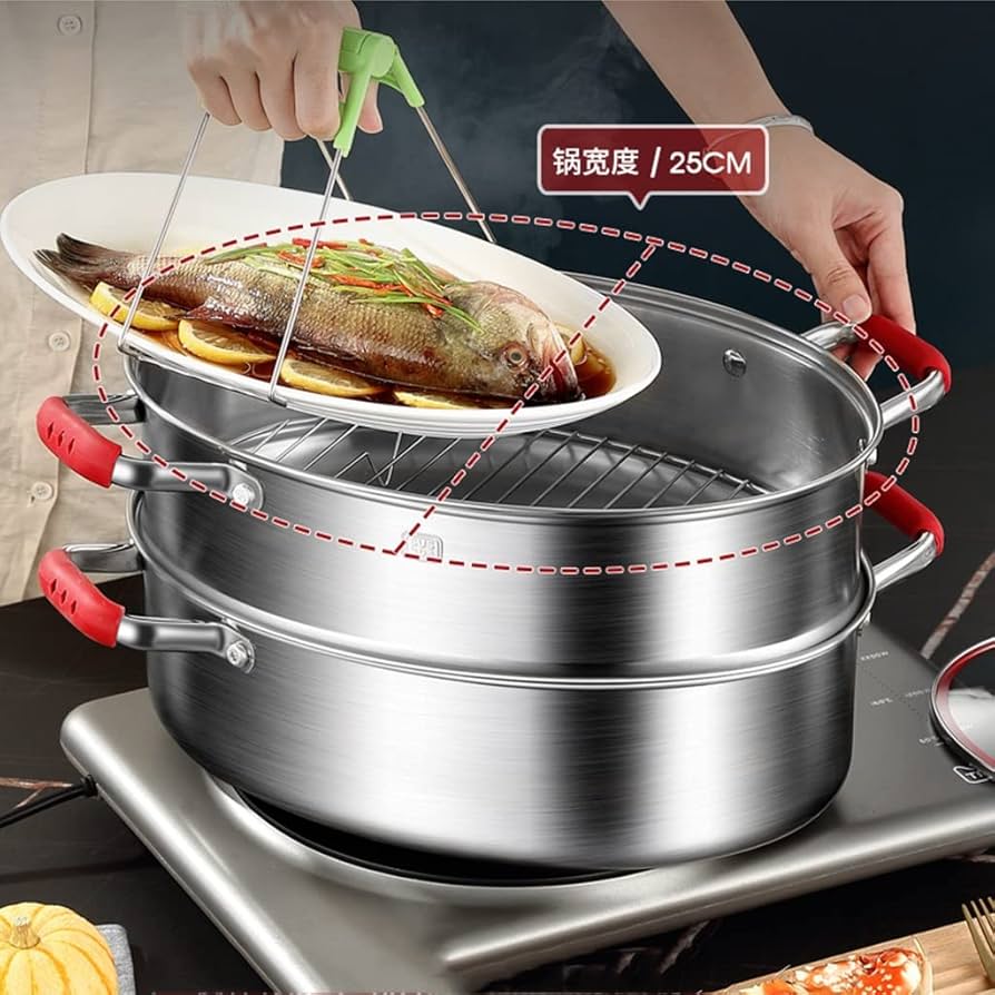 アルミ製フィッシュポット/サーモンポット 魚用蒸し器 フランス製 スチーマー アルミ製フィッシュポット/サーモンポット 魚用蒸し器 フランス