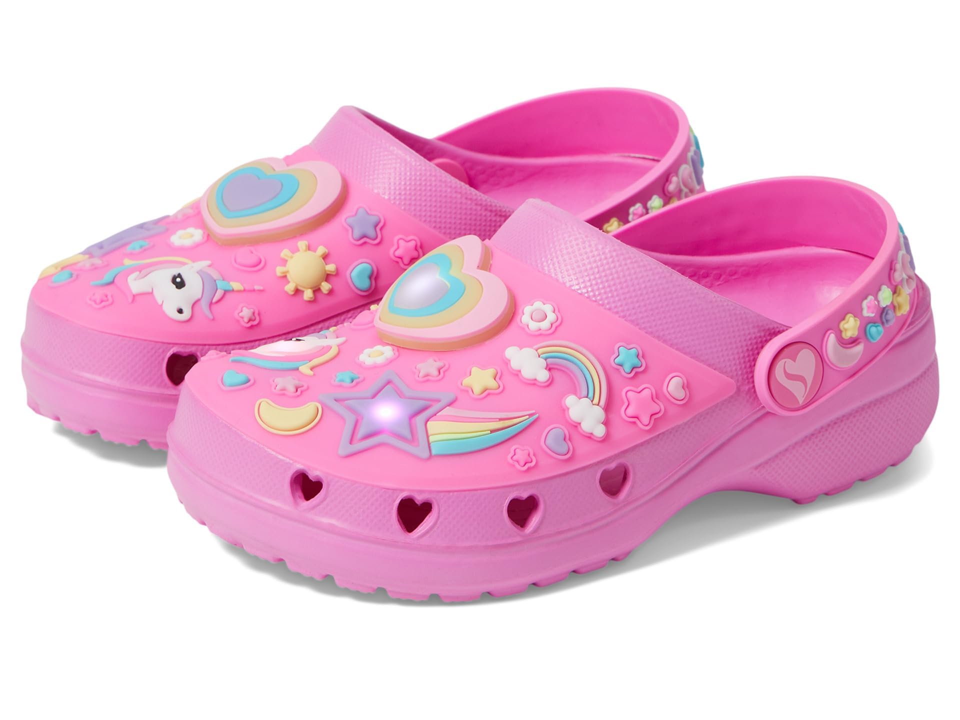 Skechers Girls' Heart Charmer-Girly Land Clogs