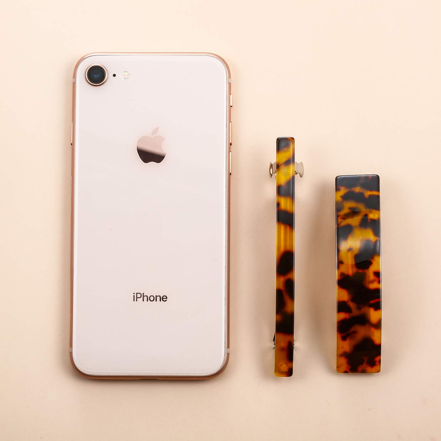 14 Pieces Acetate Hair Barrettes Skinny French Barrettes Tortoise Shell Automatic Hair Clips French Rectangle Barrette for Woman Ladies Fine Medium Thick Hair Supplies (Retro Agate) : Beauty & Personal Care