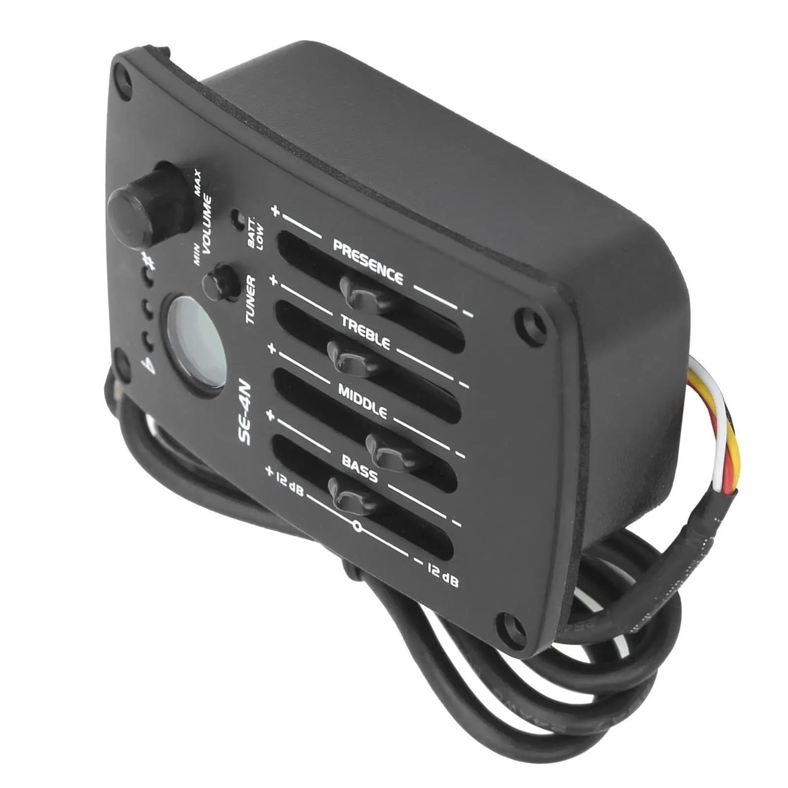Preamplificatore Pickup Equalizzatore EQ A 4 Bande Per Chitarra Acustica - Accessorio Per Strumenti Musicali SE-4N