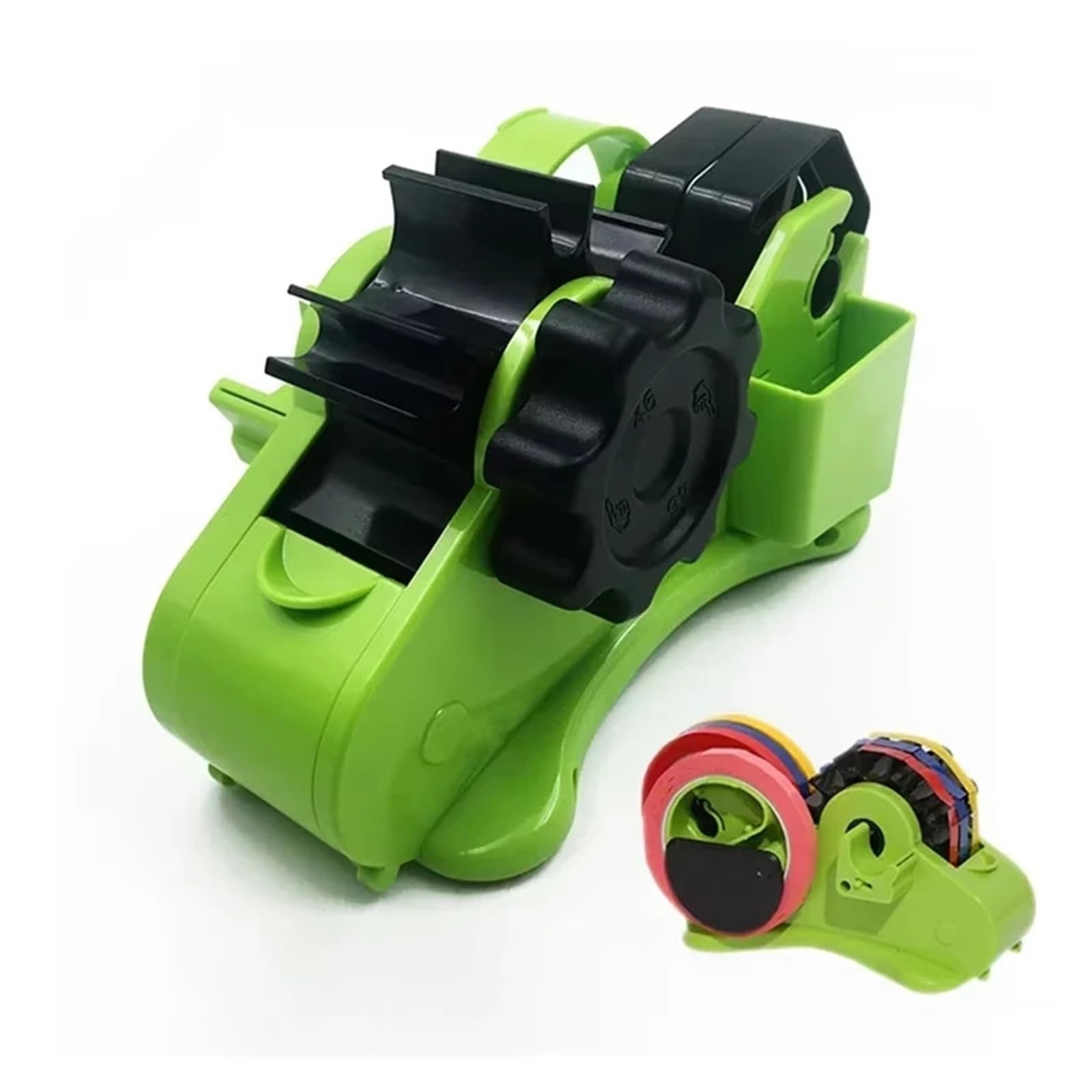 Distributeur de ruban adhésif semi-automatique, coupe multi-rouleaux, distributeur de ruban thermique réutilisable