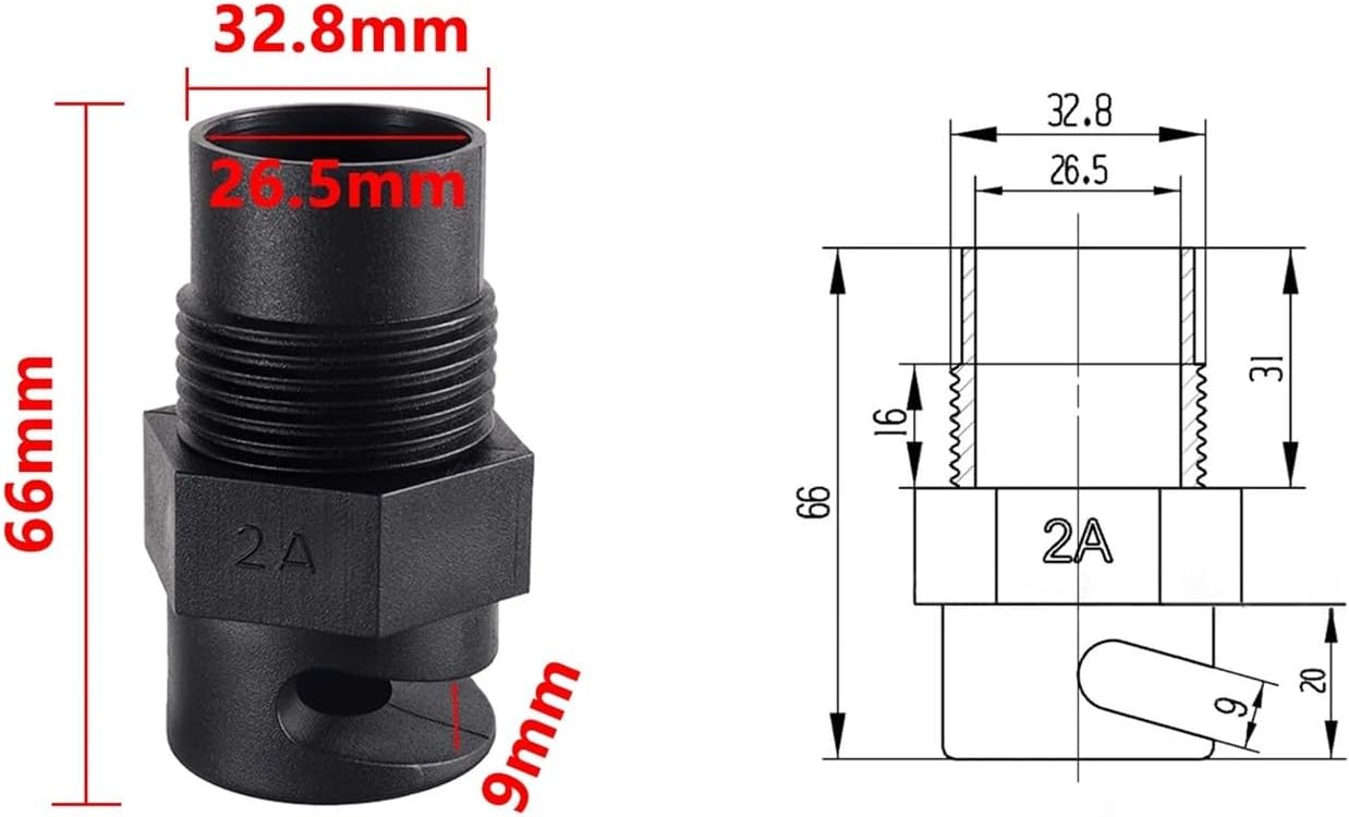1 Inch Refraction Nozzle Garden Irrigation/Sprinkler Plants Flower Lawn Vegetable Watering 1/10Pcs(10Pcs-9mm)