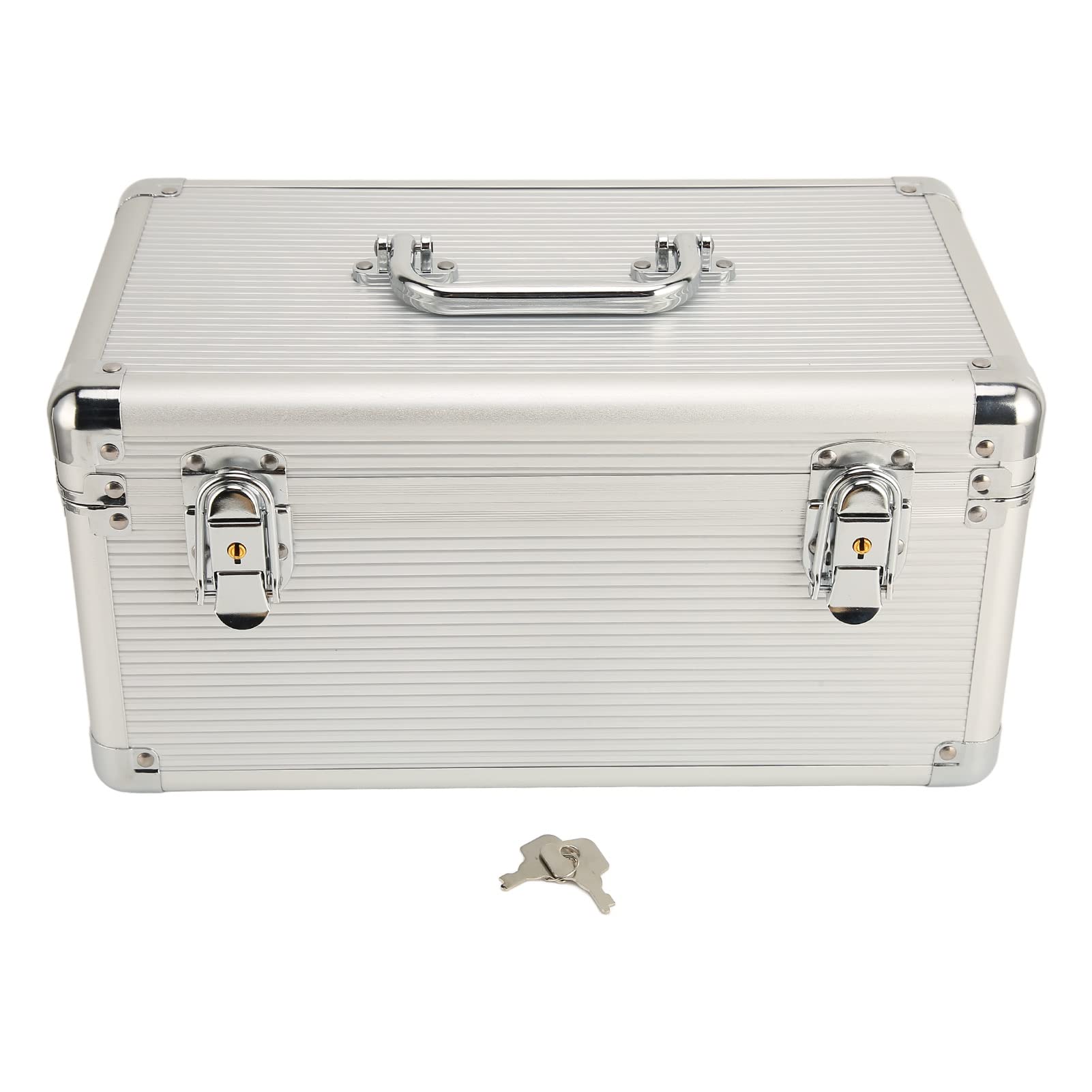 Caja de Almacenamiento de Disco Duro de 14 Bahías para 8 Bahías de 3,5 Pulgadas, 6 Bahías de 2,5 Pulgadas HDD, Caja de Disco Duro de Aluminio Y EVA, Caja de Protección de Disco Duro a Prueba de Golpes