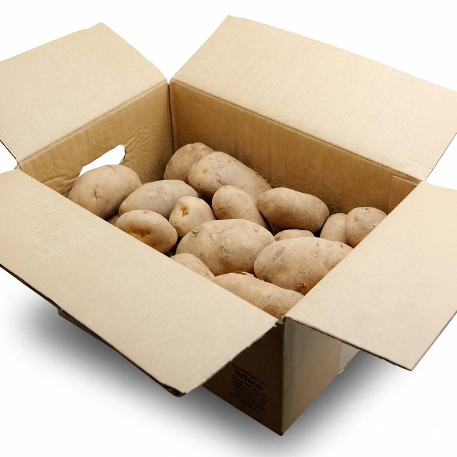 PATATAS VALLUCAS, Patata de Valderredible Agria 100% Local y Sostenible, Ideal para Freír y Cocinar, Caja Fresca de 10 kg