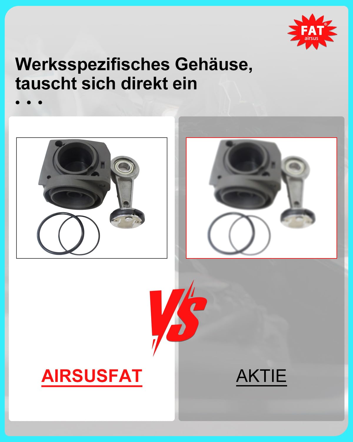 Kits de réparation de cylindre de compresseur de suspension d'air pour VW Touareg Cayenne 2002-2010/2007 F16, F86 xDrive50i