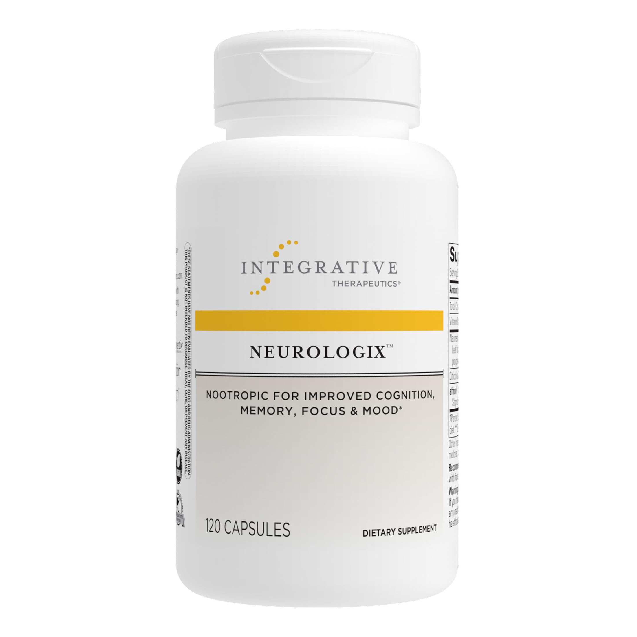 Integrative Therapeutics Neurologix, Nootropic for Brain Health*, 28 Count 120 Count (Pack of 1)