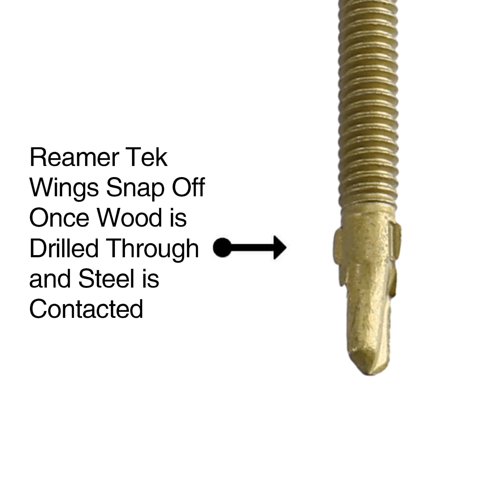 14 X 31/4 Reamer Tek Torx/Star Head SelfDrilling Wood