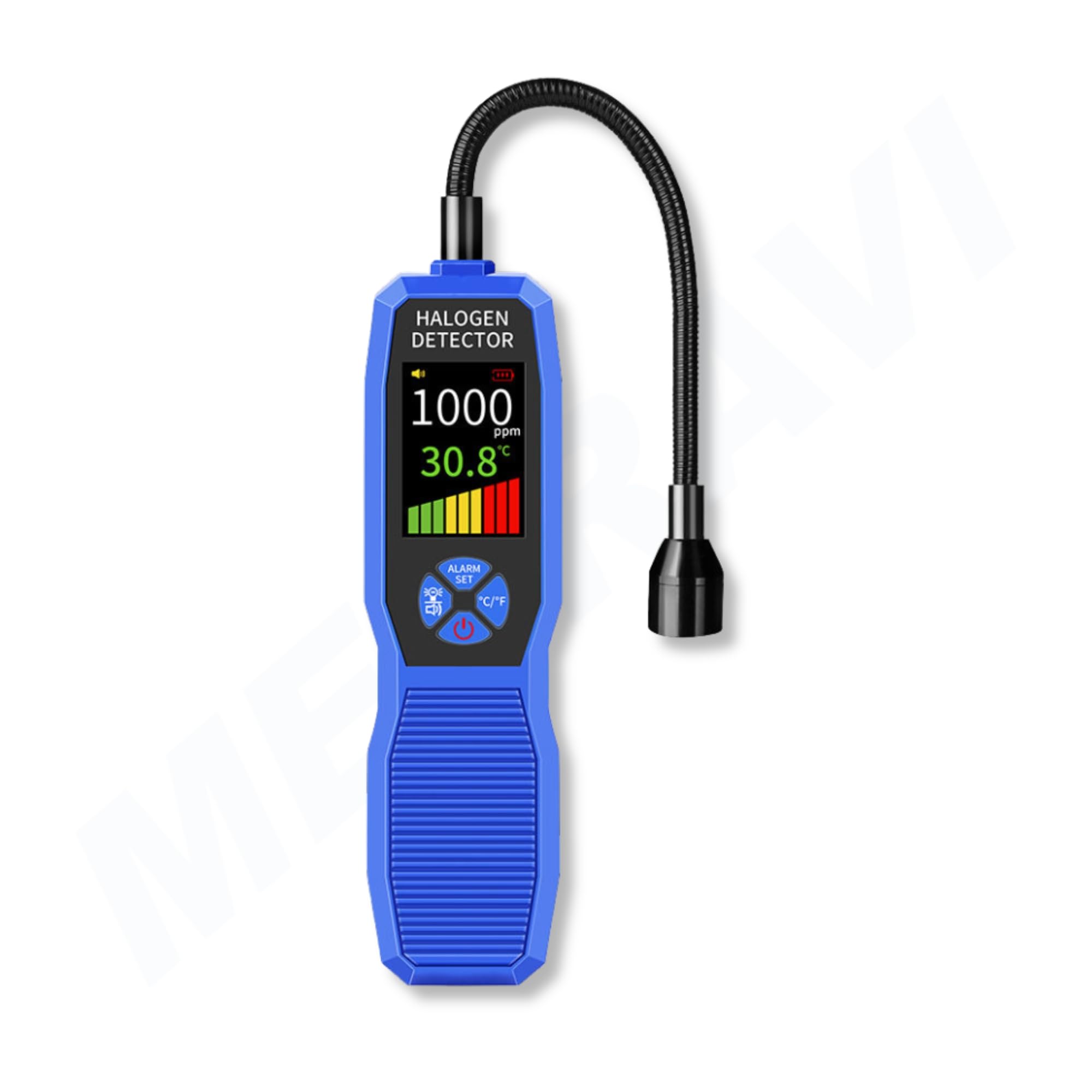 Metravi RLD-02 Refrigerant Gas Detector for 30+ Gases Including CFCs, HCFCs, HFCs, etc., Flexible 21cms gooseneck Probe with LED Light-image-41