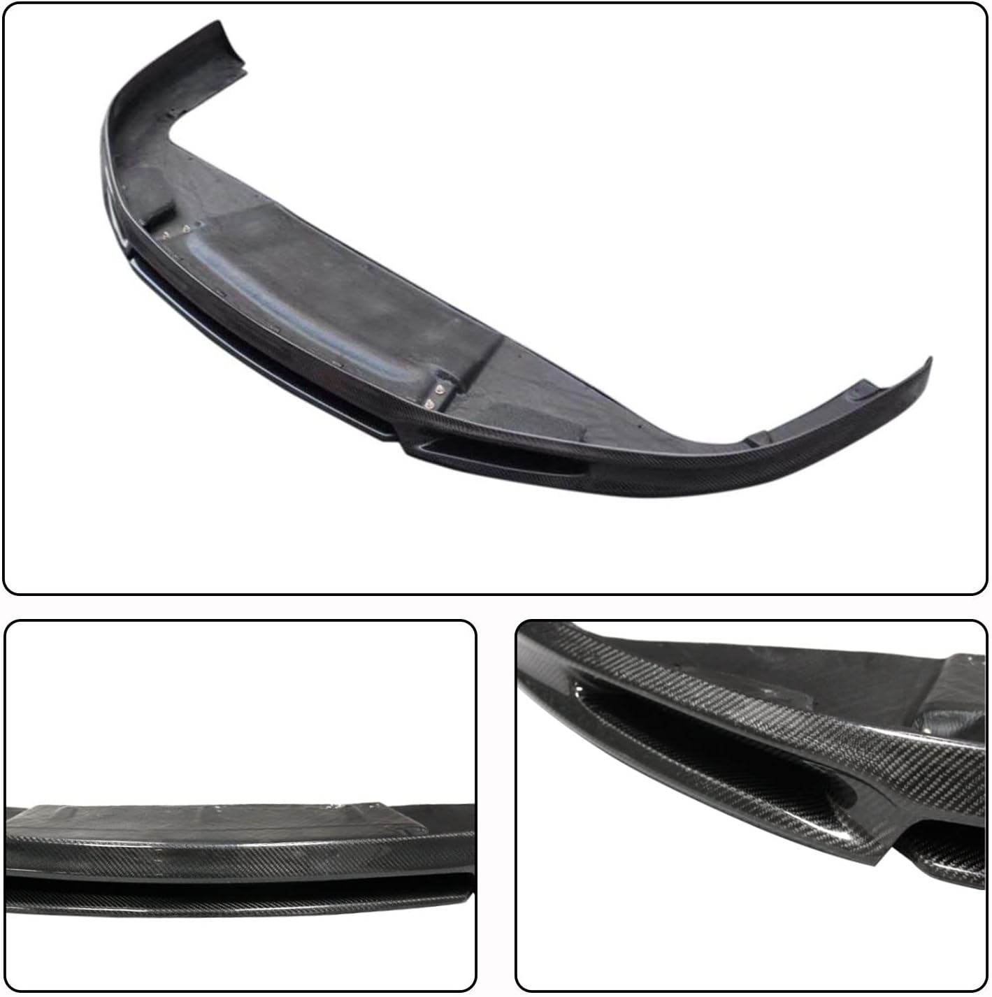 Carbon Fiber Front Bumper Lip for Porsche 911 2012-2015 Convertible 2-Door Front Chin Spoiler Protector