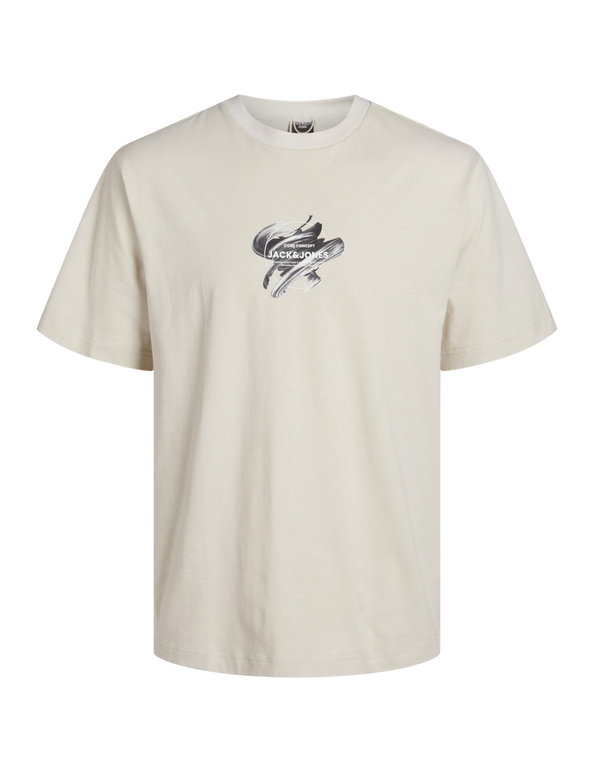 JACK & JONES Jcotint Tee SS Crew Neck, Moonbeam, M