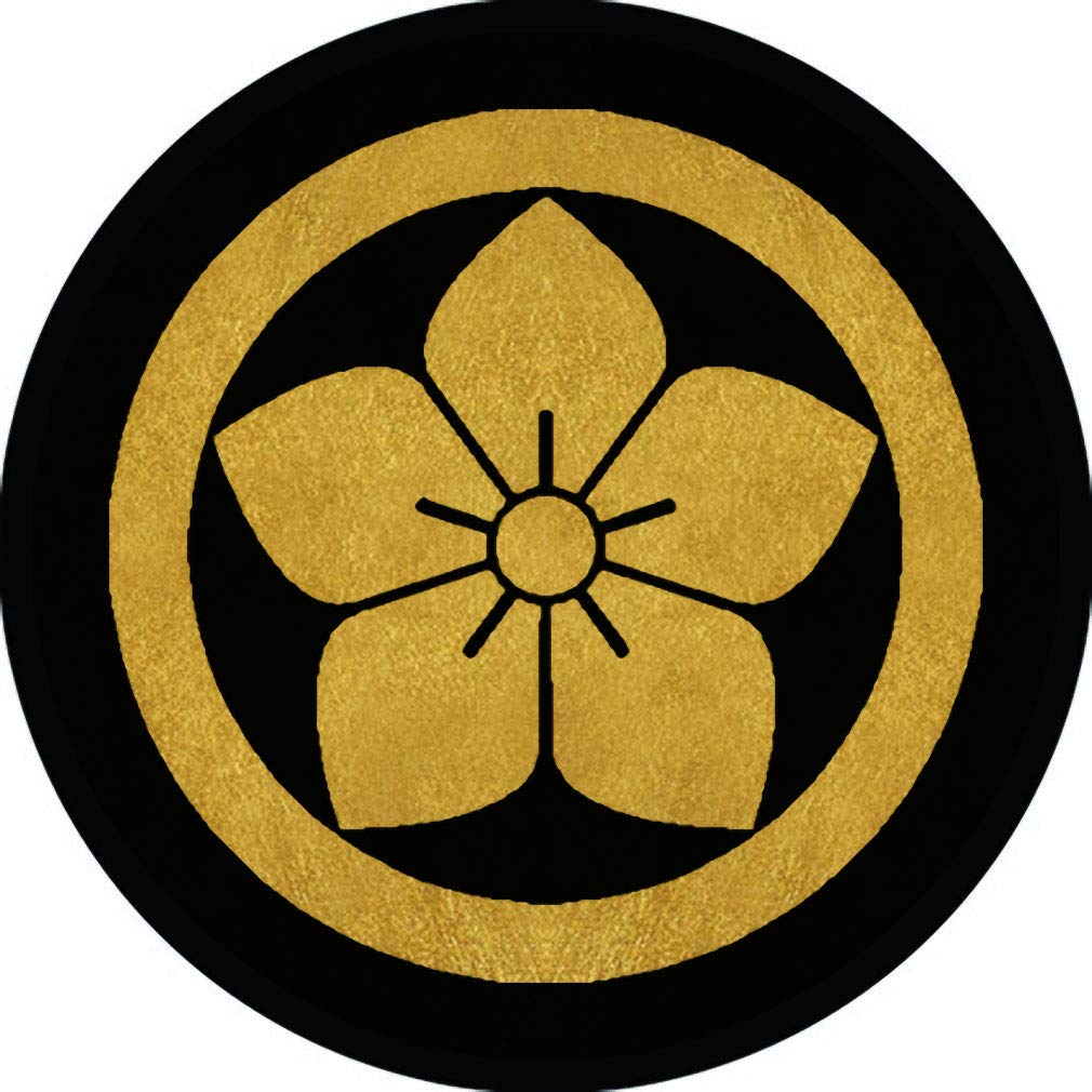 越前塗木乾　尺3広蓋　家紋　丸桔梗 Amazon.co.jp: 広蓋 尺3寸 家紋入り 丸に五三桐 葉脈4本