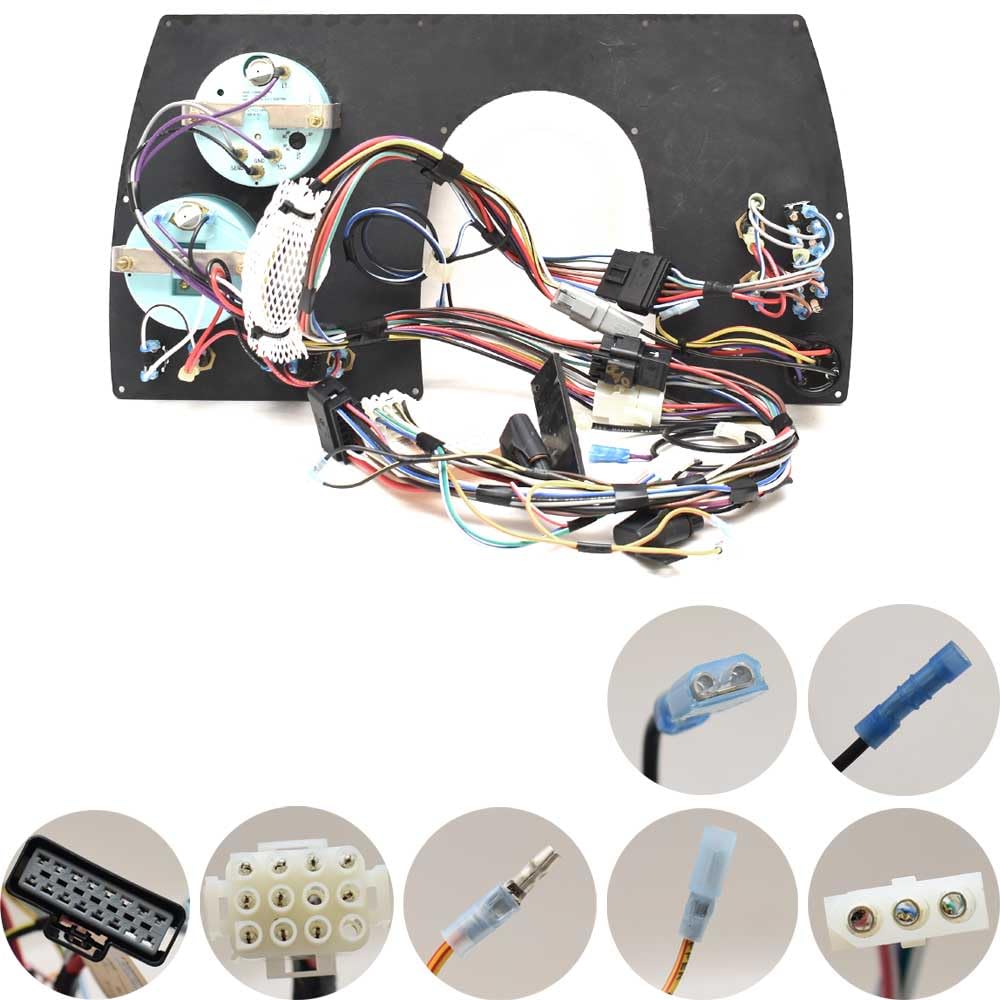 Mako Boat Dash Panel 301702 | w/Veethree Lido Elite Gauges Black