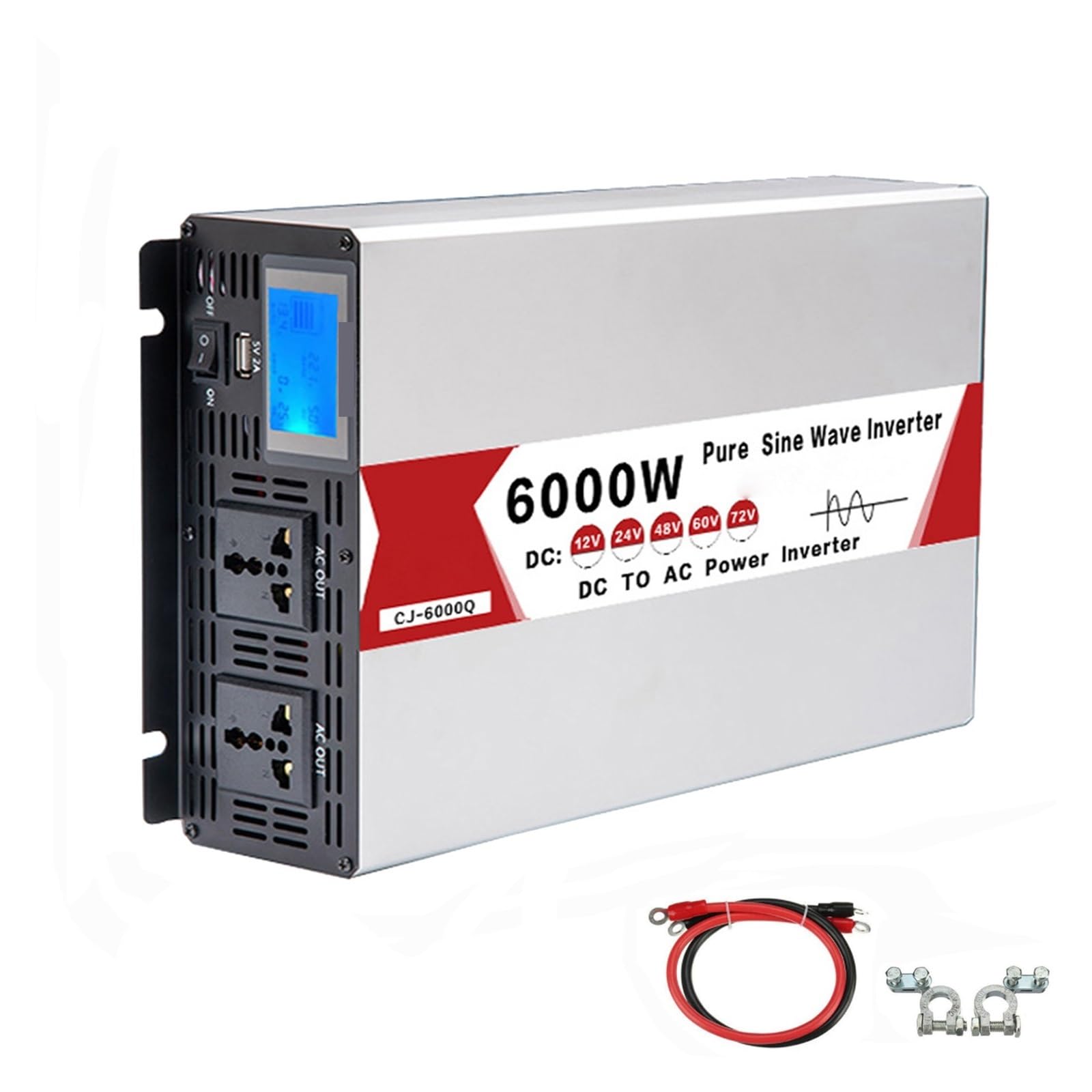 Onduleur 48V 6000W pour l'électricité du site isolé et du camping-car