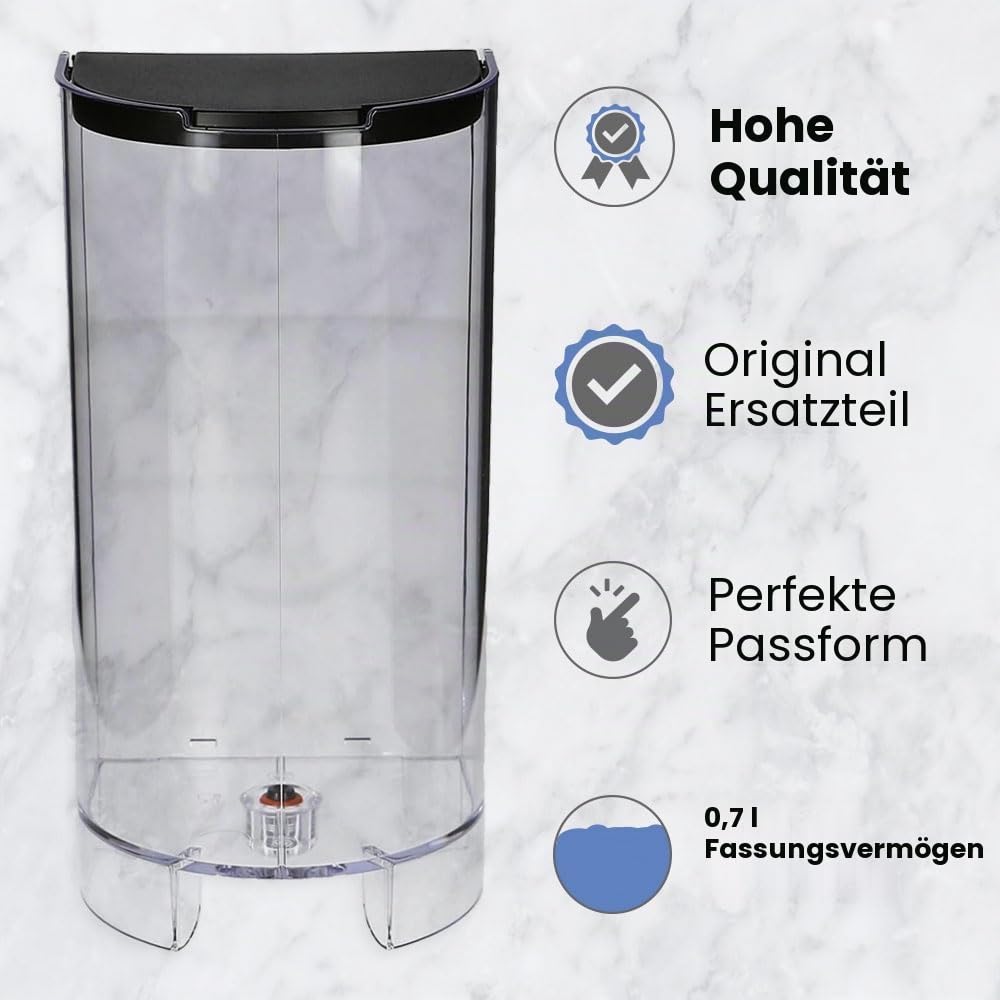 ANAKEL HOME Ersatz-Wassertank-Kaffeemaschine MS-624403, Kompatibel mit Nespresso INISSIA-Kaffeemaschine | Inklusive Deckel, 0.7L - NICHT KOMPATIBEL MIT ANDEREN MODELLEN