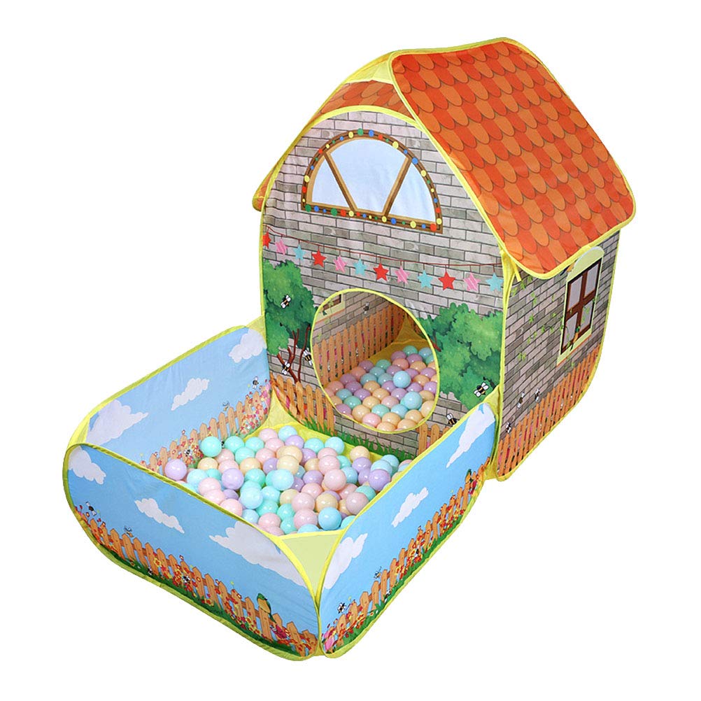 Alasum Tienda de Juegos para Niños Portátil Estructura de Alambre de Acero y Tela de Poliéster, Fácil Instalación y Bolsa de Transporte para Uso Interior y Exterior