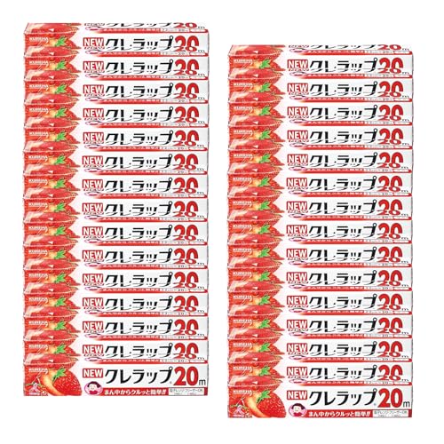 クレラップ 20m ミニ 30本セット 日用品 22cm 22センチ 20メートル クレハ ニュークレラップ 切りやすい パッと切れる キッチン用品 台所 まとめ買い 76-JG